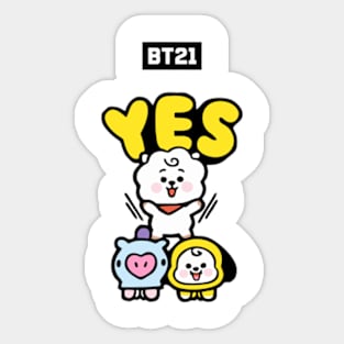 bt21 bts exclusive design 7 Sticker